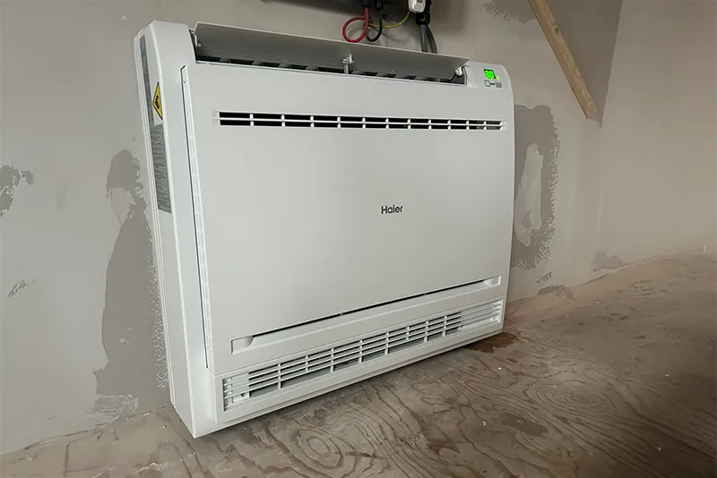 Haier vloermodel airco-geplaatst in Gorssel